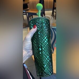 Starbucks Green Textured Tumbler wicked collection